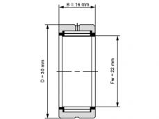NKE Naaldhulslager NK22/16 (22x30x16mm) photo