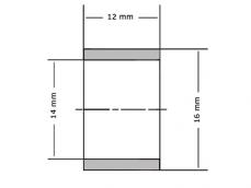 SKF Glijlager PCM141612 E 14x16x12mm photo